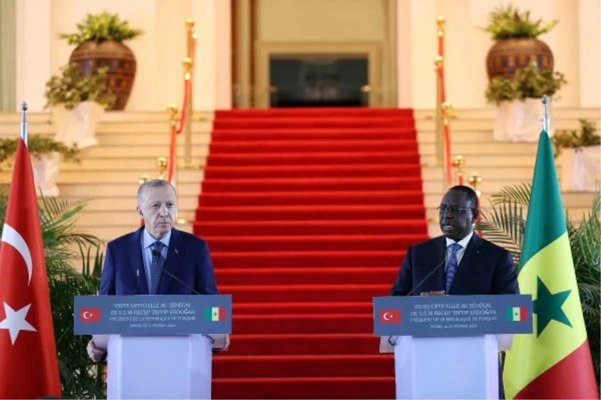 Cumhurbaşkanı Erdoğan, Senegal Cumhurbaşkanı Sall ile bir araya geldi
