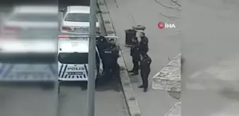 Esenler'de üzerinde tabanca çıkan şahıs polise zor anlar yaşattı