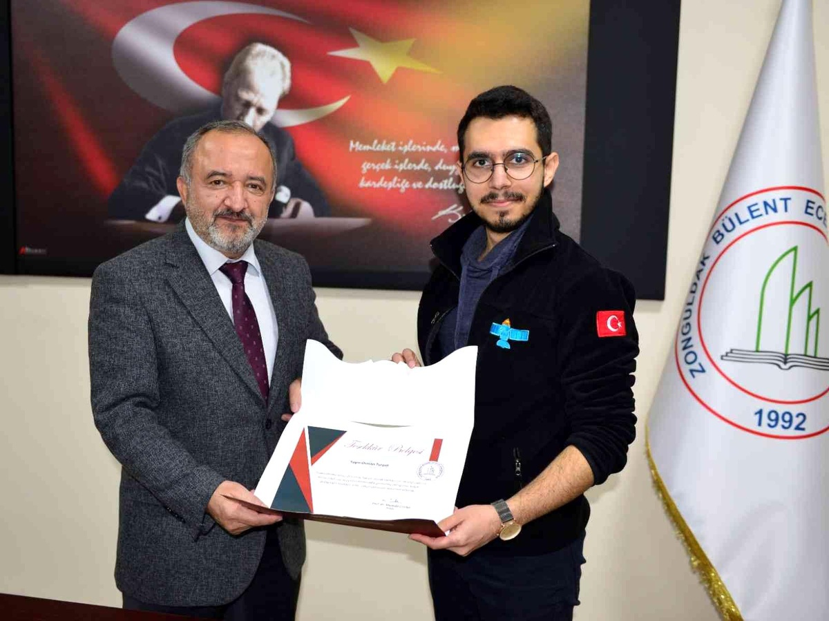 Grizu-263 Uzay Takımı Rektör Çufalı ile bir araya geldi