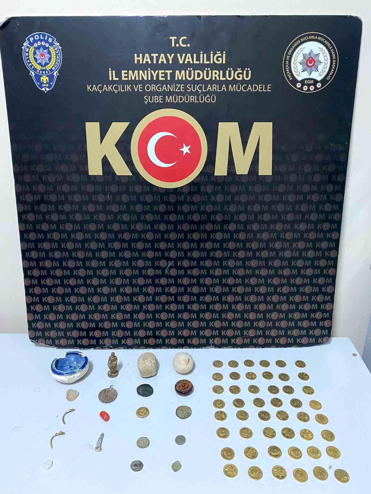 Son dakika haberi! Hatay\'da tarihi eser operasyonu