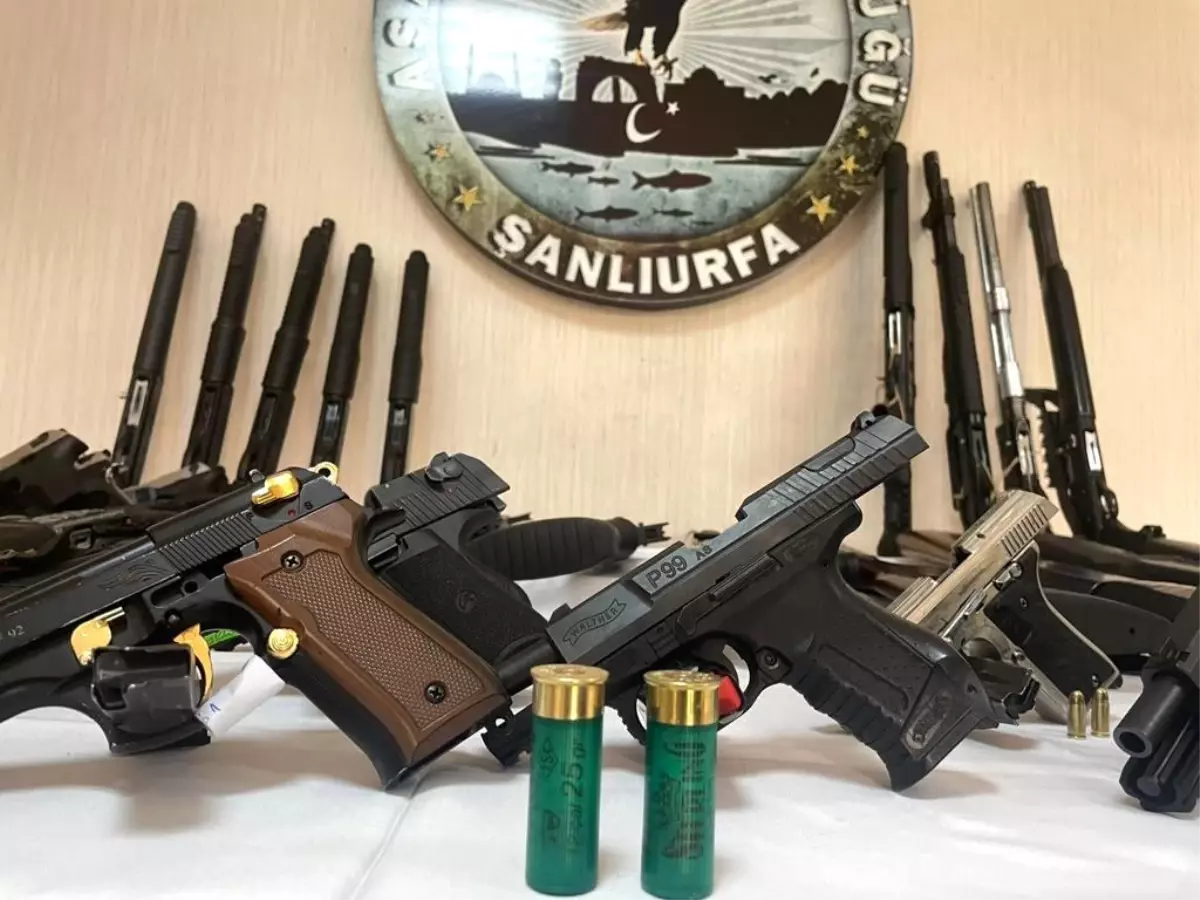 Şanlıurfa'da son bir yılda 2 bin 420 silah ele geçirildi