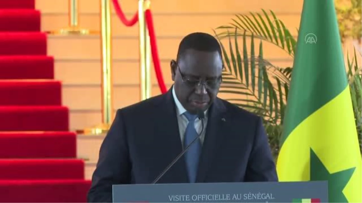 Son dakika haberi! Senegal Cumhurbaşkanı Sall, Cumhurbaşkanı Erdoğan ile ortak basın toplantısında konuştu