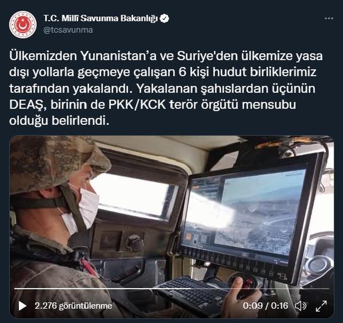 Sınırda 4\'ü terör örgütü mensubu 6 kişi yakalandı