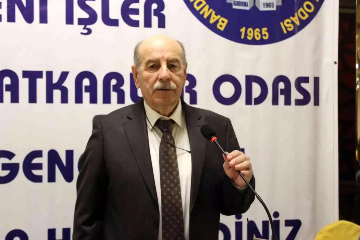 Bandırma Madeni İşler Odası Başkanı Dinçer Güven Tazeledi