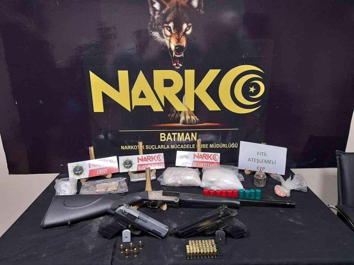 Batman\'da uyuşturucu operasyonu: 1 tutuklama