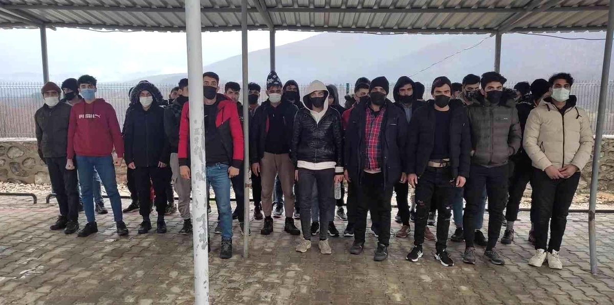 Kırklareli\'nde 114 kaçak göçmen yakalandı
