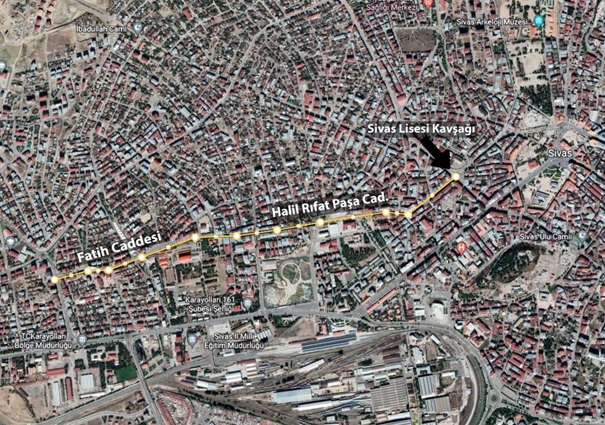 Sivas'ta iki cadde daha yenileniyor