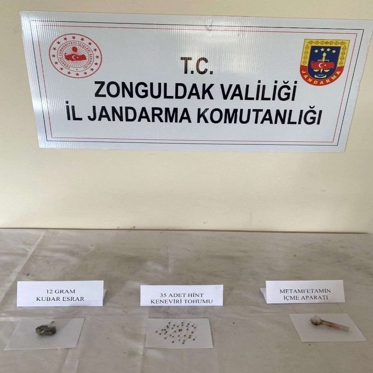 Üst aramasında uyuşturucu ele geçirildi