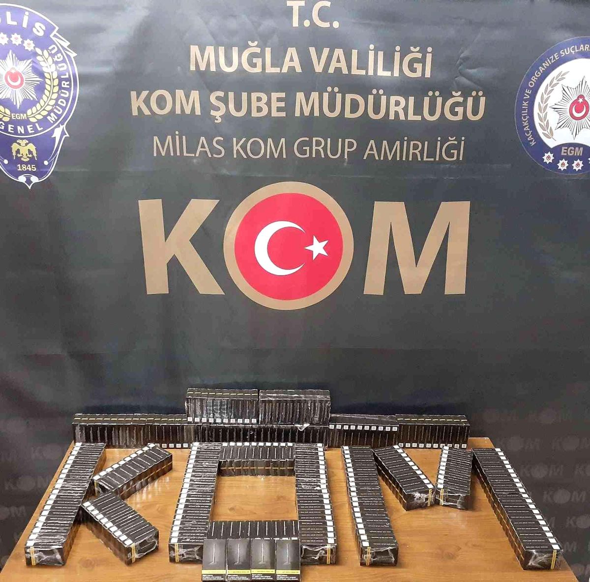11 bin paket makaron ele geçirildi