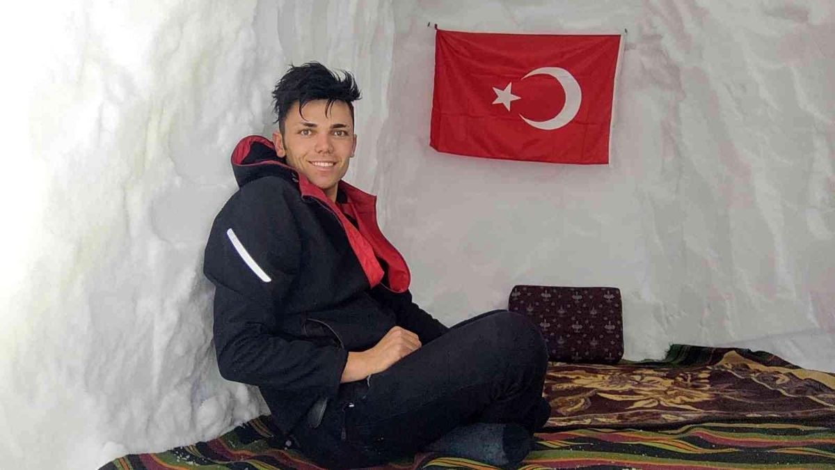 Bu kardan ev, Kutup\'ta değil Muğla\'da