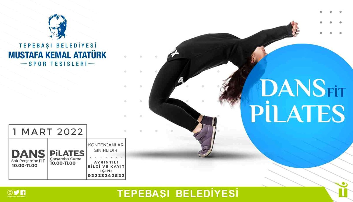 Dans fit ve pilates eğitimleri başlıyor
