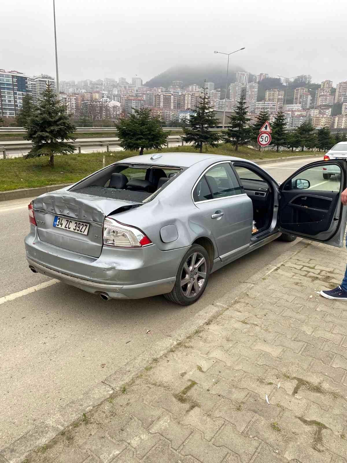 Son Dakika | Giresunsporlu Shapi Suleymanov kaza yaptı