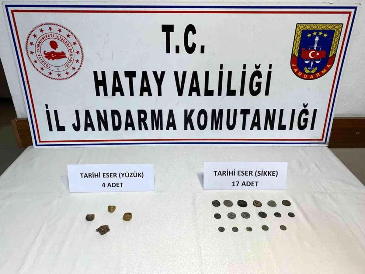 Son dakika! İskenderun\'da tarihi eser operasyonu: 3 gözaltı