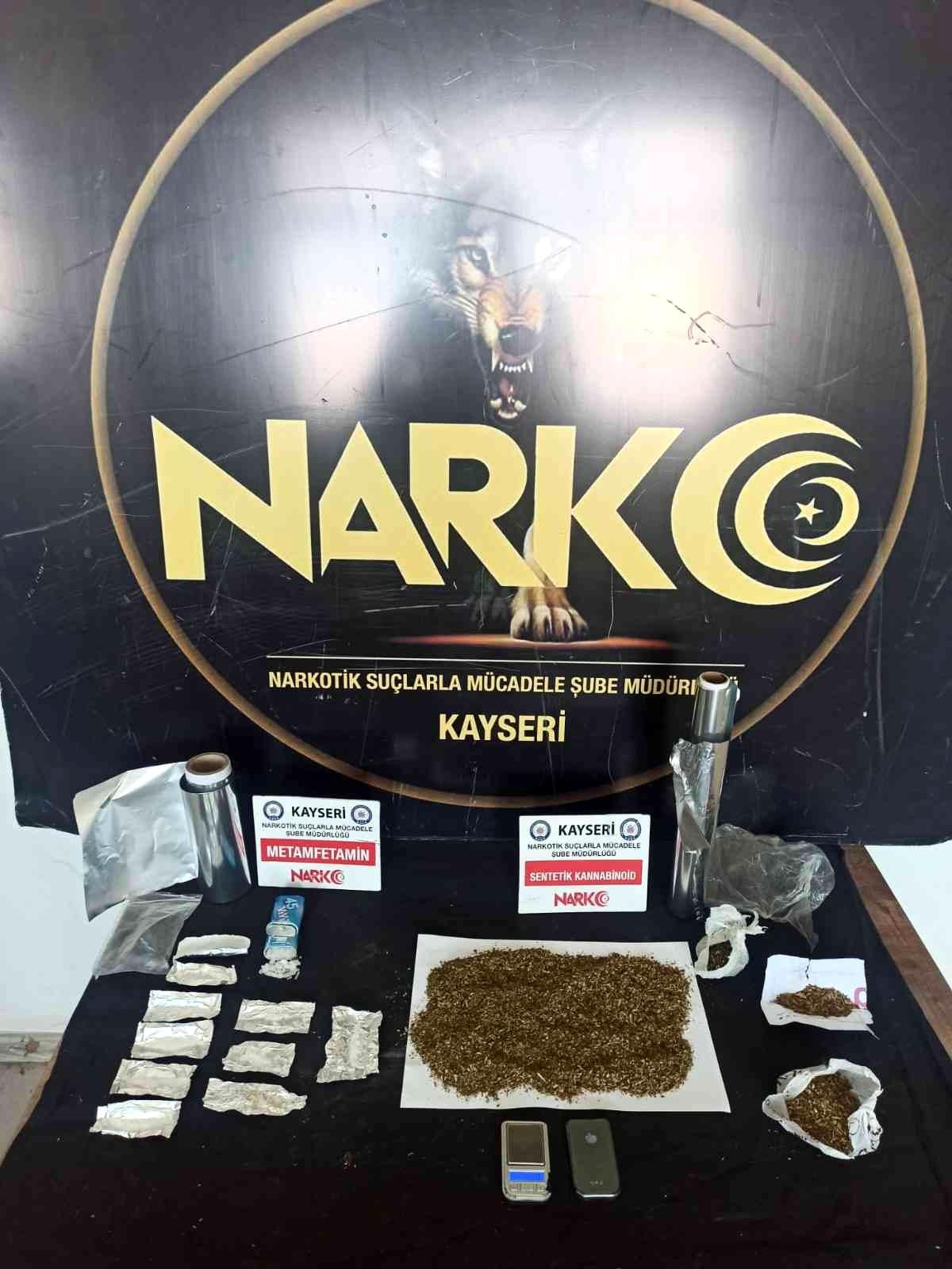 Kayseri\'de uyuşturucu operasyonu: 1 gözaltı