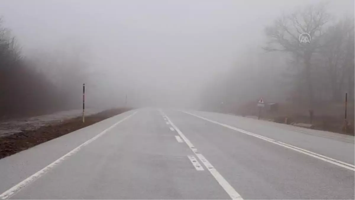 Kırklareli'nde yoğun sis etkili oldu