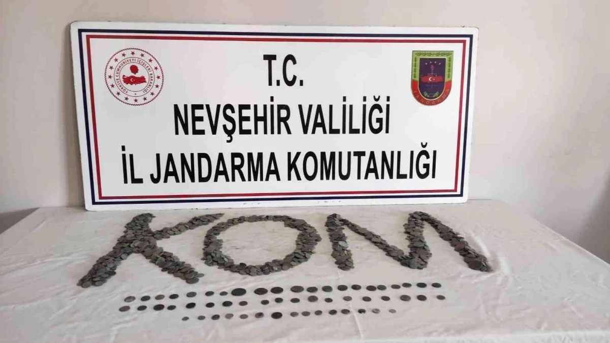 Nevşehir\'de bin 741 sikke ele geçirildi