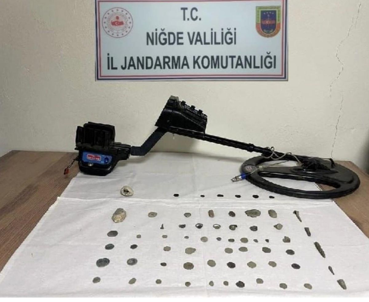 Son dakika haber! Niğde\'de tarihi eser operasyonu