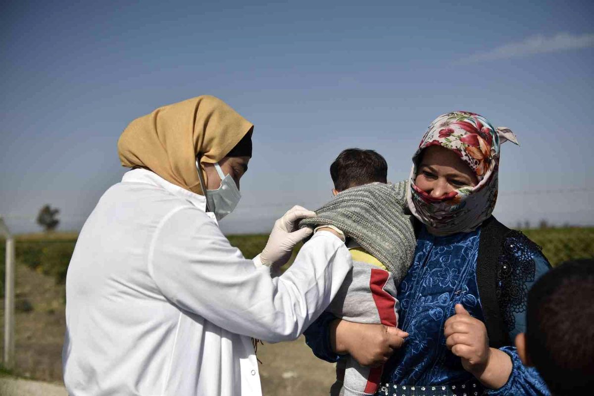 Tarım işçilerine sağlık taraması