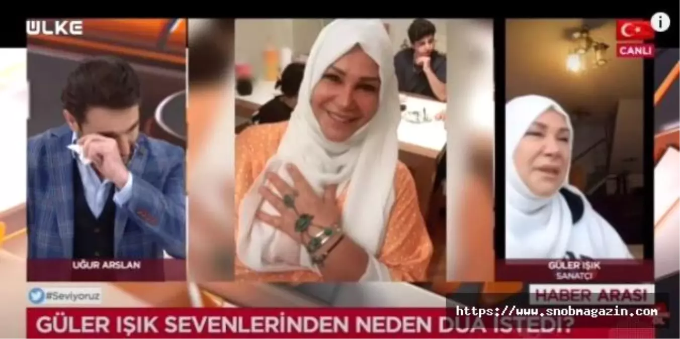 Üzen Haberi Canlı Yayından Duyurdu! Ağlayarak Sevenlerinden Dua İstedi