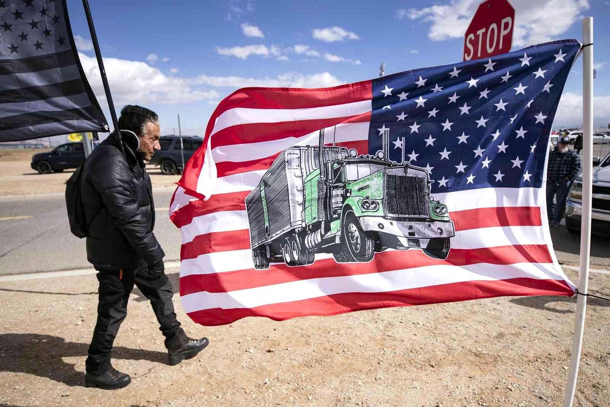 Washington DC\'de kamyoncuların protestosuna karşı 700 Ulusal Muhafız görevlendirildi
