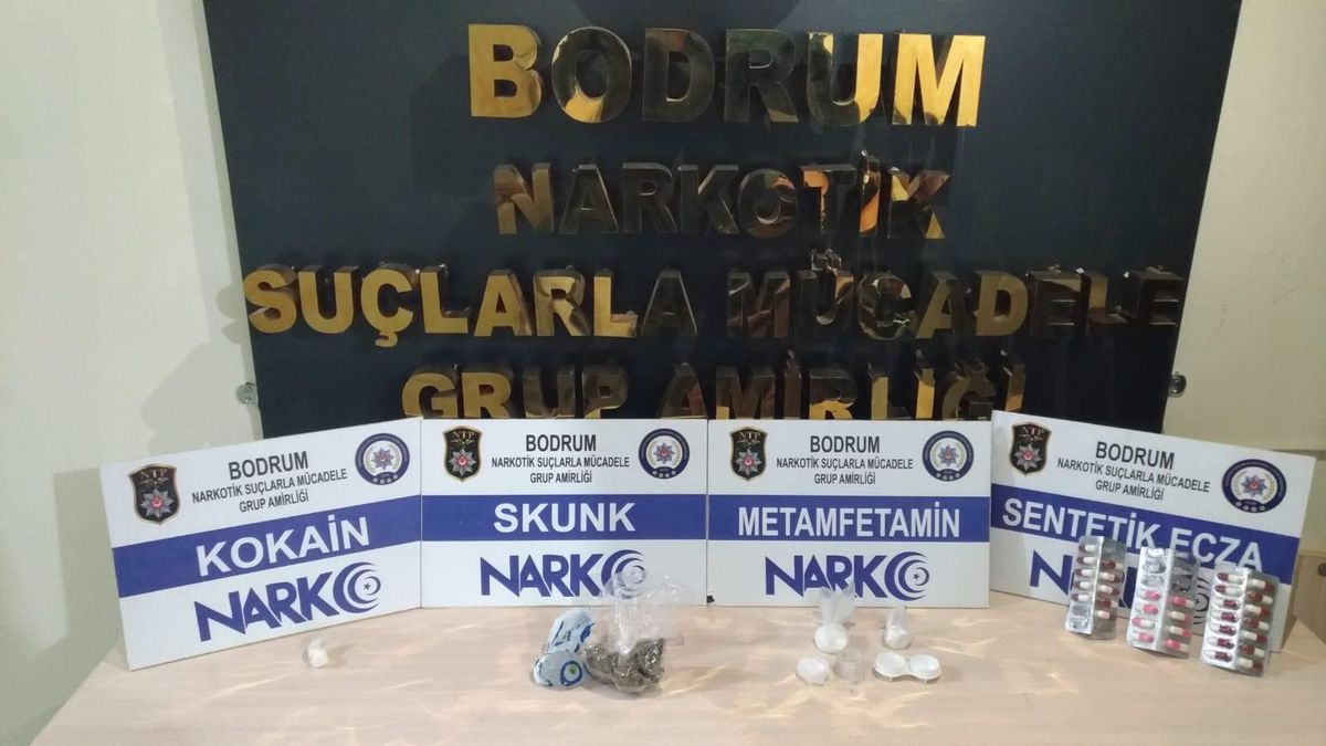Bodrum\'da uyuşturucu operasyonunda 2 kişi yakalandı