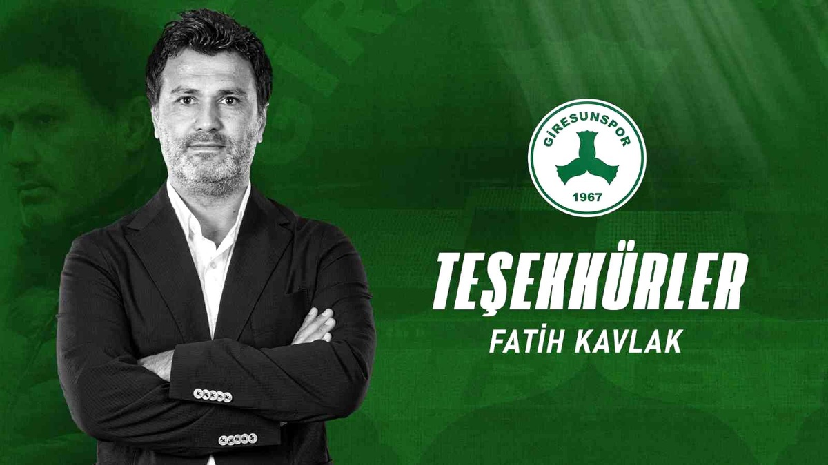Giresunspor\'da sportif direktör Fatih Kavlak ile yollar ayrıldı