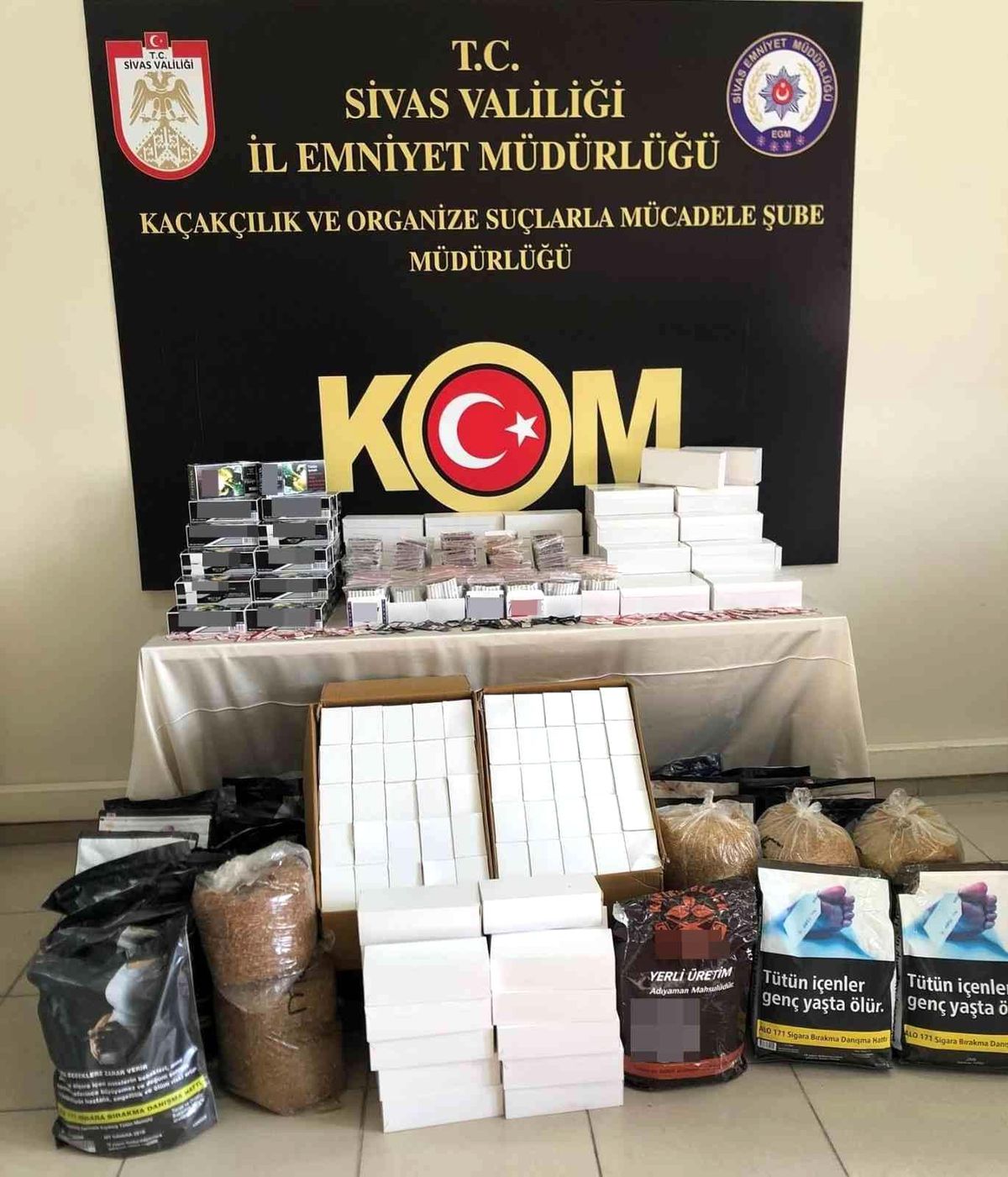 Kaçak tütüne geçit verilmedi