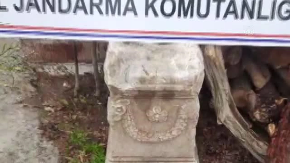 Roma dönemine ait mermer sunak bulundu