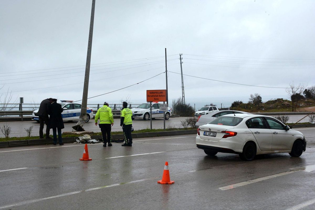 Sinop\'ta trafik kazası: 1 yaralı