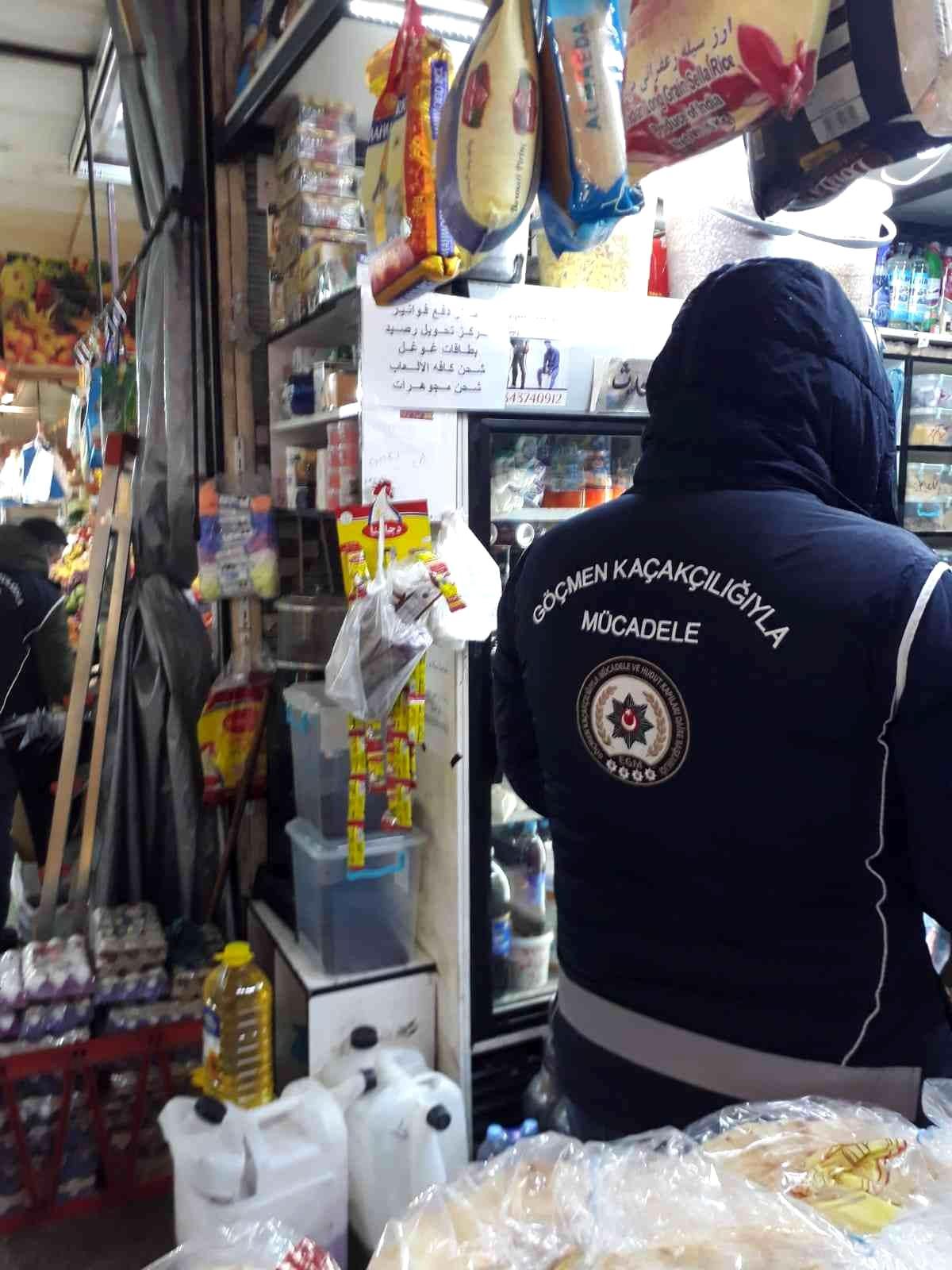 Ülkeye kaçak yollarla girdiği tespit edilen 34 kişi yakalandı