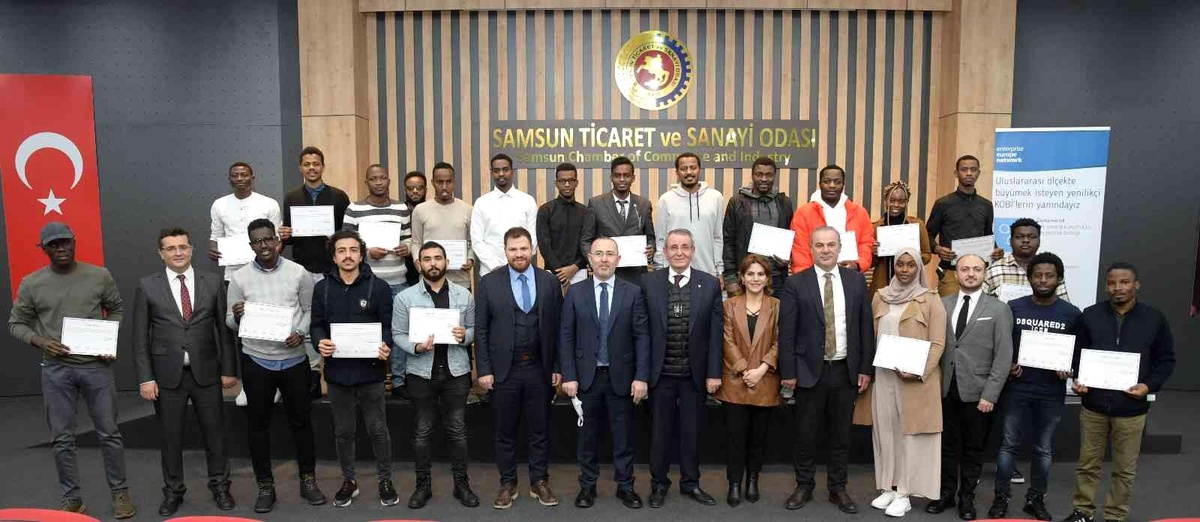 Yabancı uyruklu öğrencilere "Dış Ticaret Eğitimi" sertifikası