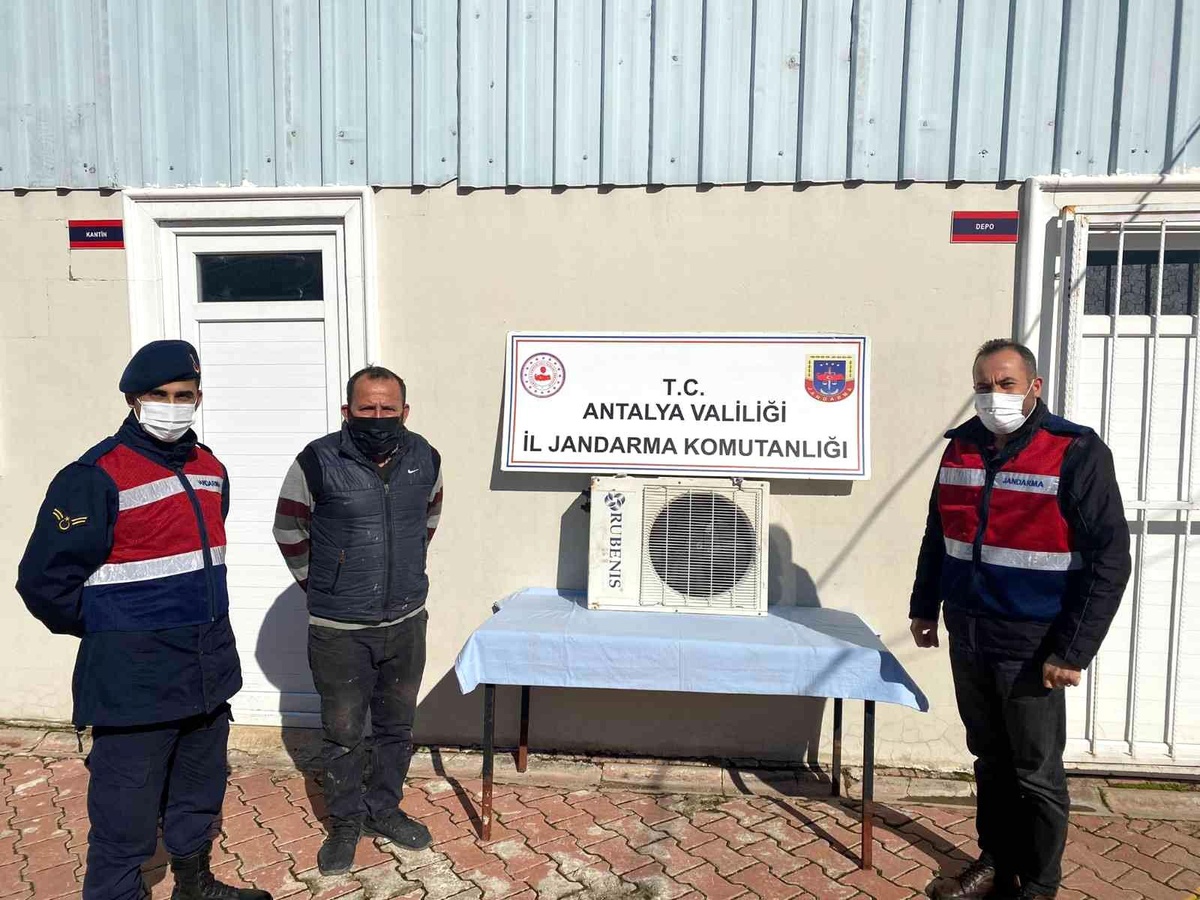 Çalınan klima motoru bulunarak sahibine teslim edildi