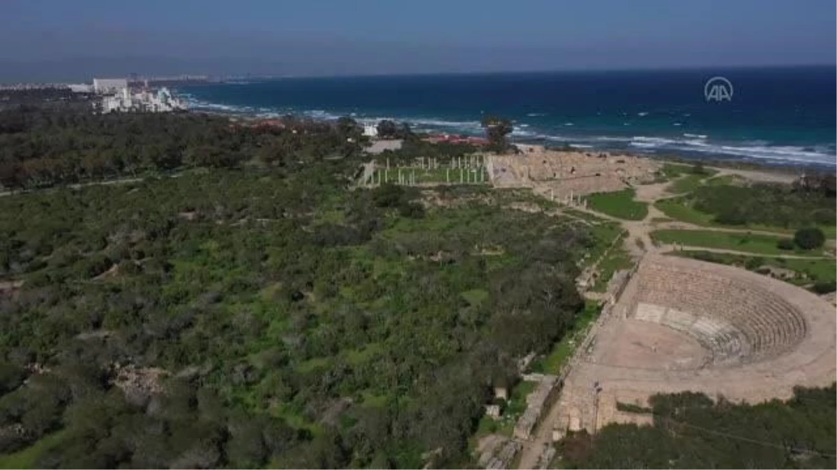 GAZİMAĞUSA - KKTC\'de binlerce yıllık geçmişe sahip antik kent: Salamis Harabeleri