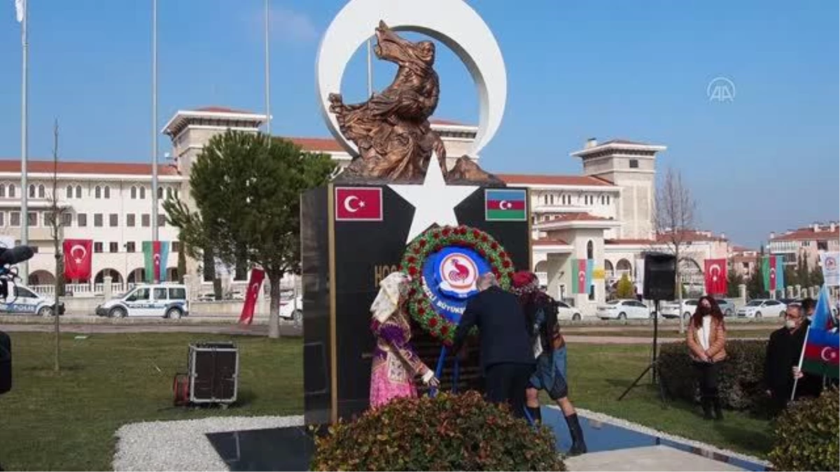 Hocalı Katliamı anısına "soykırım anıtı" açıldı