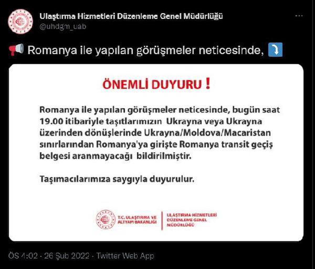Taşıtların Macaristan\'dan Türkiye\'ye dönüşlerinde kolaylık (2)