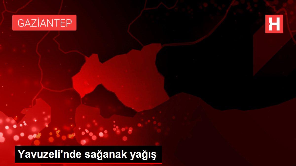 Yavuzeli'nde sağanak yağış