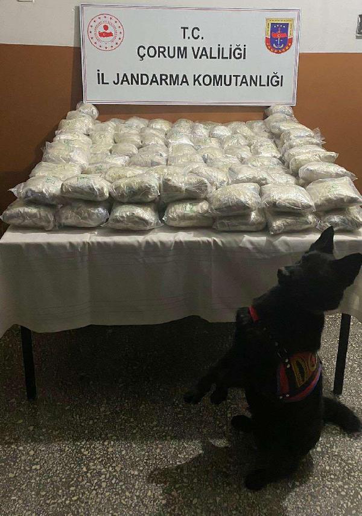 Yolcu otobüsünde 110 kilo eroin ele geçirildi
