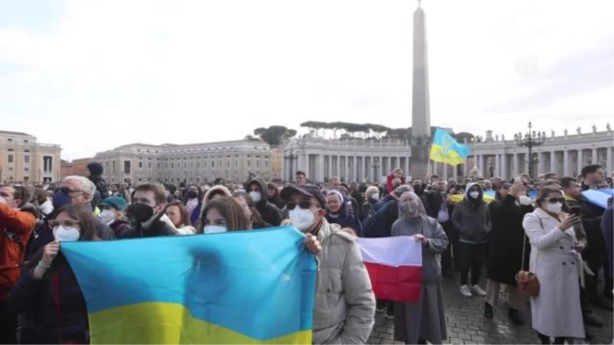 Papa Franciscus, Ukrayna\'da barış için oruç tutulması çağrısında bulundu