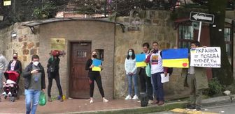 Rusya'nın Ukrayna'ya saldırıları Kolombiya'da protesto edildi