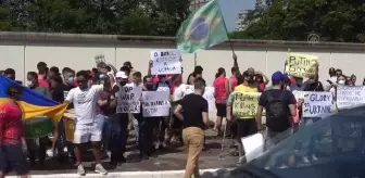SAO PAULO - Rusya'nın Ukrayna'ya yönelik saldırısı Brezilya'da protesto edildi