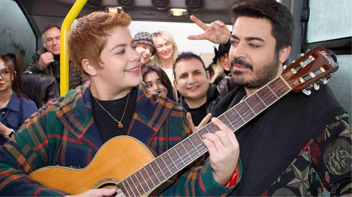 Türkiye\'de bir ilk! Turgay Saka ve Ferah Zeydan minibüs hattında klip çektiler
