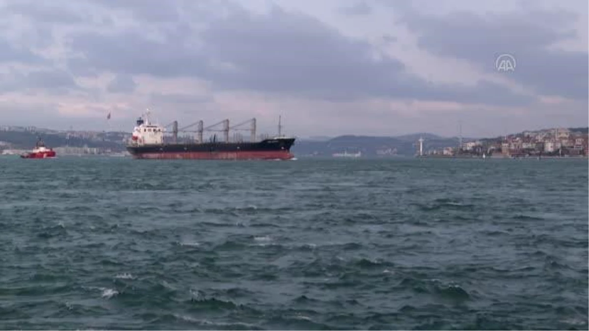 Ukrayna\'dan gelen kargo gemisi İstanbul Boğazı\'ndan geçti (2)