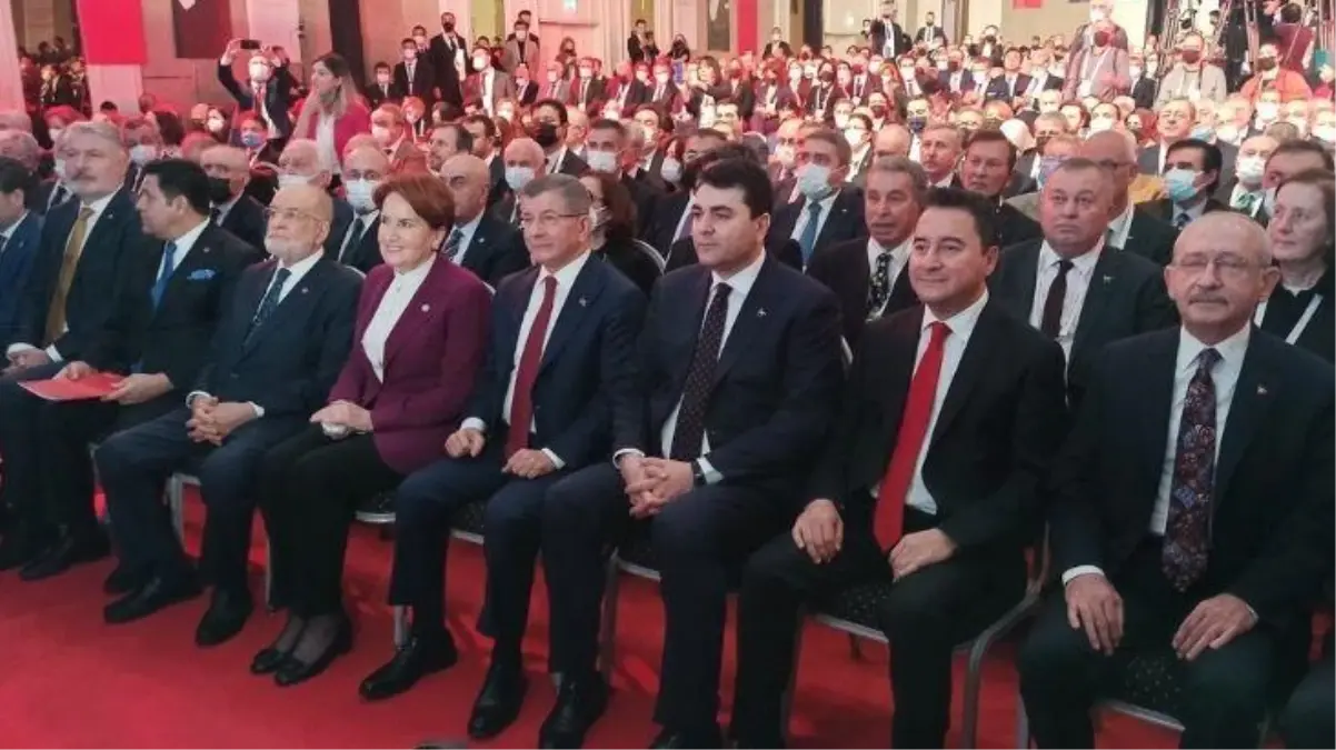 Ankara\'da tarihi gün: 6 muhalefet partisi liderleri imzayı attı! İşte güçlendirilmiş parlamenter sistem vaatleri!