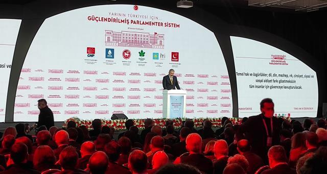 Ankara'da tarihi gün: 6 muhalefet partisi liderleri imzayı attı! İşte güçlendirilmiş parlamenter sistem vaatleri!