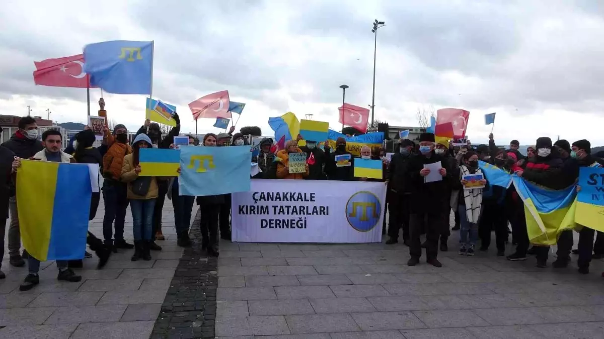 Çanakkale\'den Ukrayna halkına destek