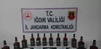 Iğdır'da 198 sahte banknot ve 12 şişe kaçak içki ele geçirildi