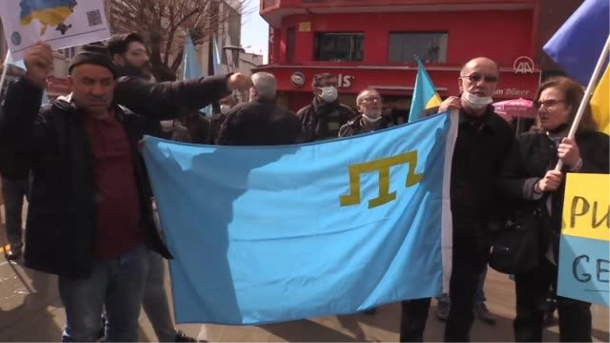 KIRIKKALE - Rusya\'nın Ukrayna\'ya saldırısı protesto edildi