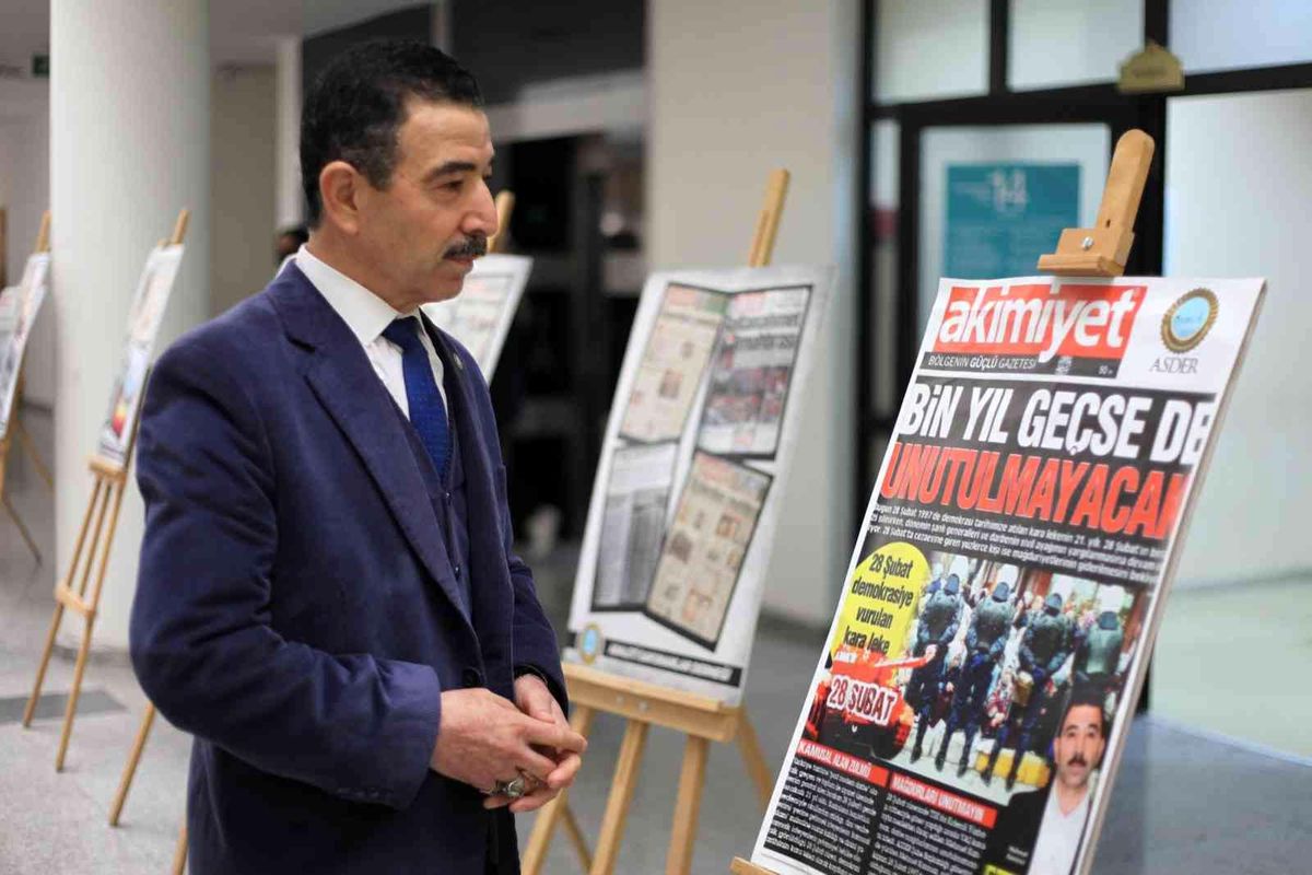 Konya'da '28 Şubatlar Unutulmasın' sergisi