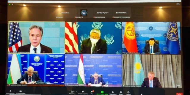 Orta Asya ve ABD Dışişleri Bakanları Ukrayna gündemiyle toplandı