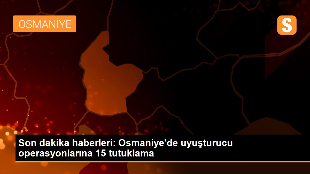 Son dakika haberi... Manisa\'da uyuşturucu operasyonlarında yakalanan 15 şüpheli tutuklandı